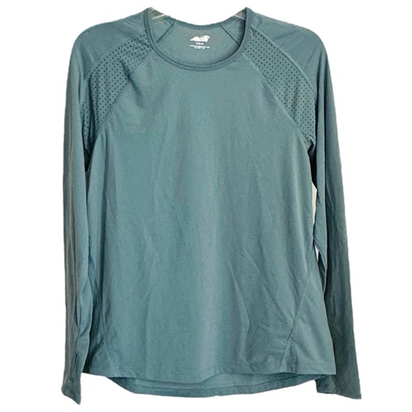 Avia Women's Size Medium (8-10) Green Long Sleeve Performance Tee - Picture 1 of 3